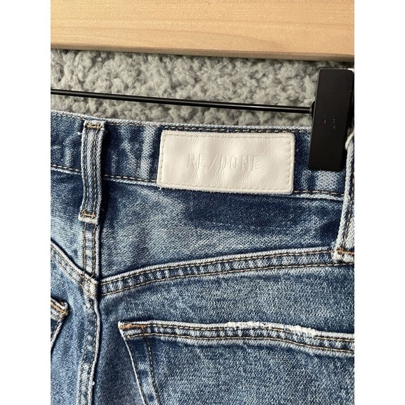 RE/DONE Vintage 70s Denim Cutoffs Womens 25 High Rise Distressed Festival - Picture 5 of 8